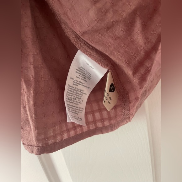 NWT Madewell small Rosalie Mauve Tie Strap Tank Top - Picture 6 of 7